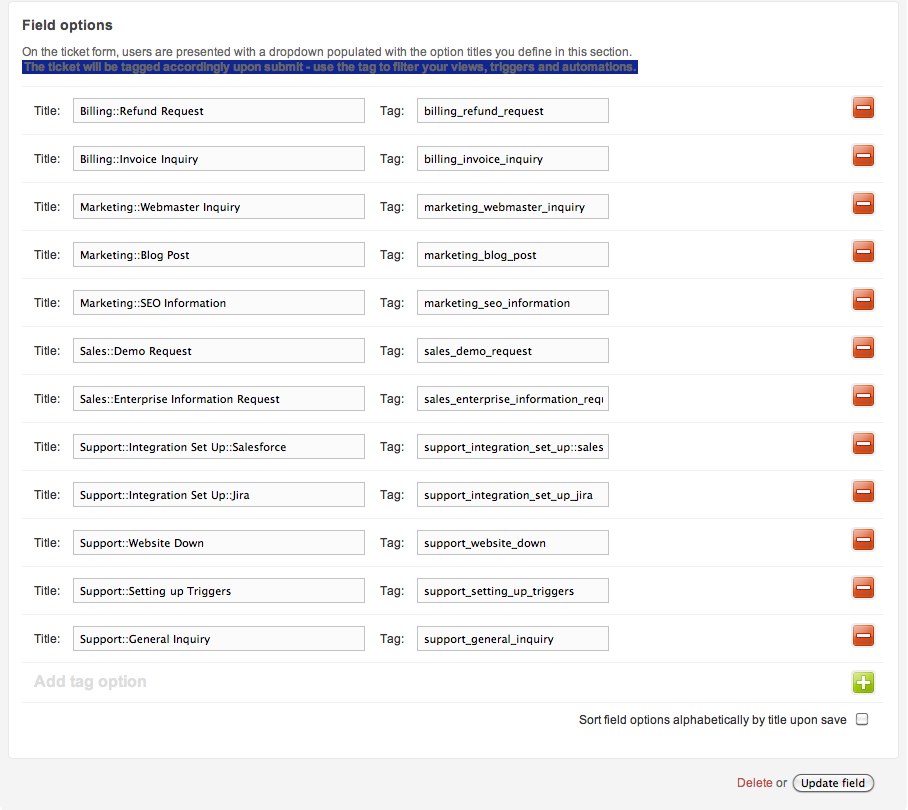 Tip of the Week Nesting Fields